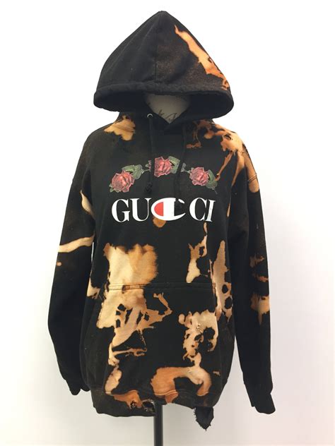 gucci ripped hoodie|Gucci distressed hoodie.